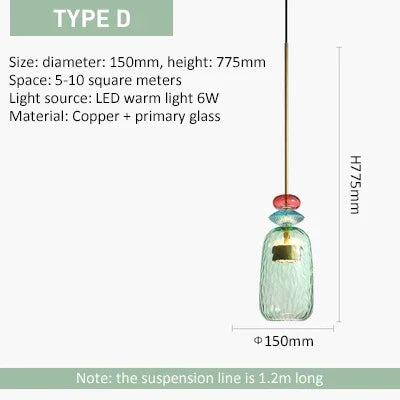 Suspension Verre Candy