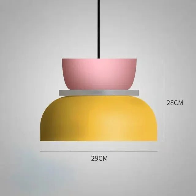 Suspension Macaron Bicolore