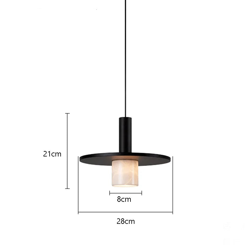 Suspension Disque Marbre Design