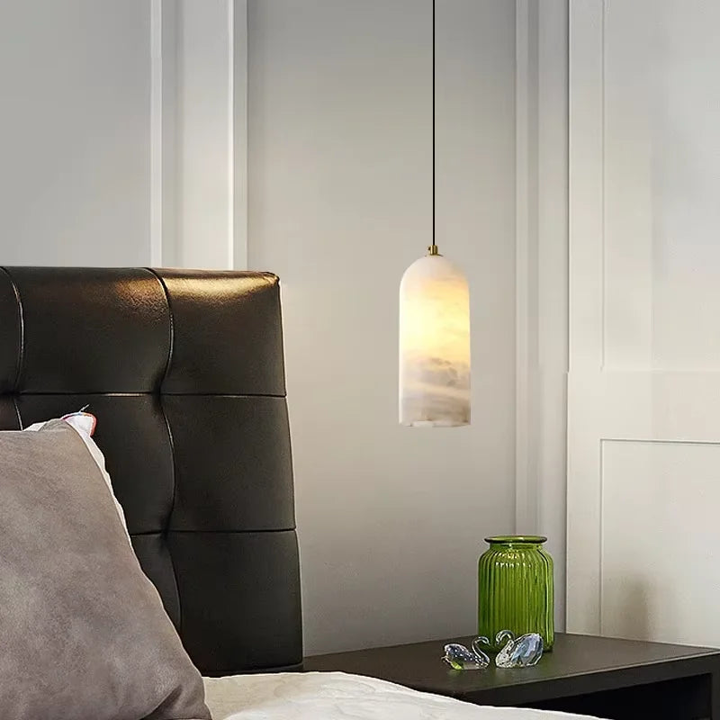 Suspension Marbre LED Style Nordique