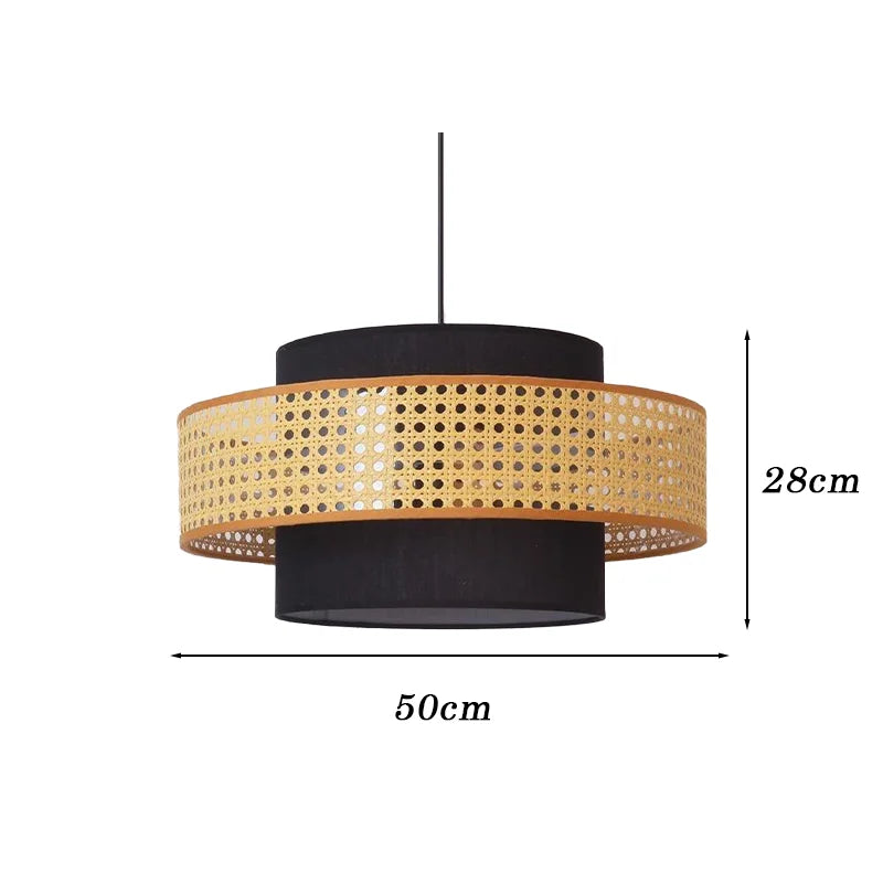 Suspension en Rotin