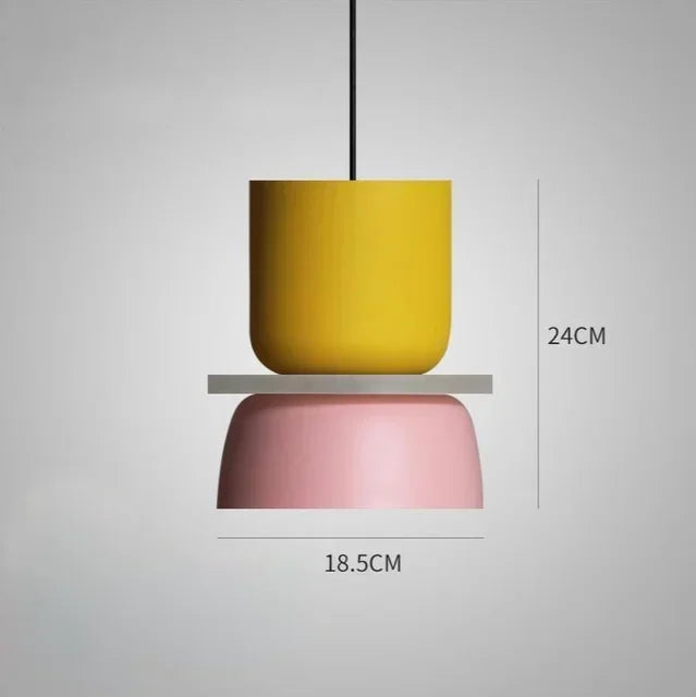 Suspension Macaron Bicolore