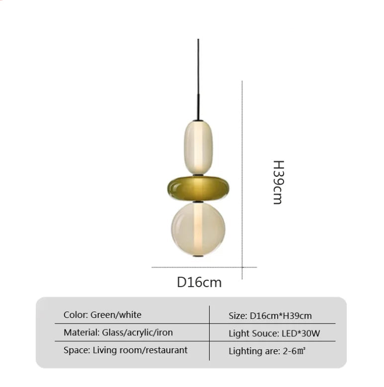 Suspension Verre Design Nordique