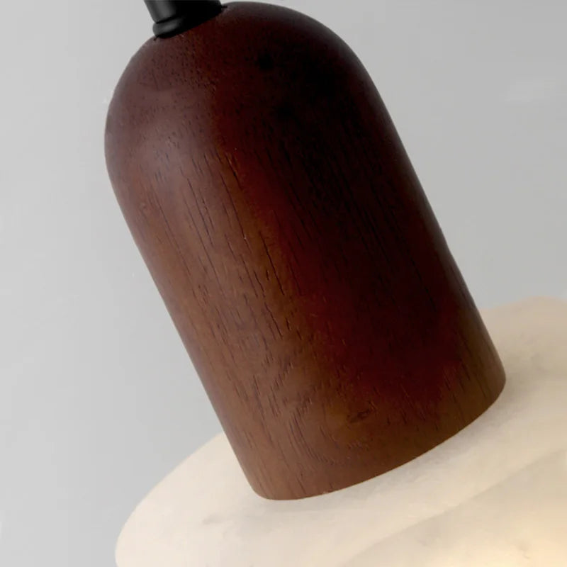 Suspension Marbre et Bois Wabi-Sabi