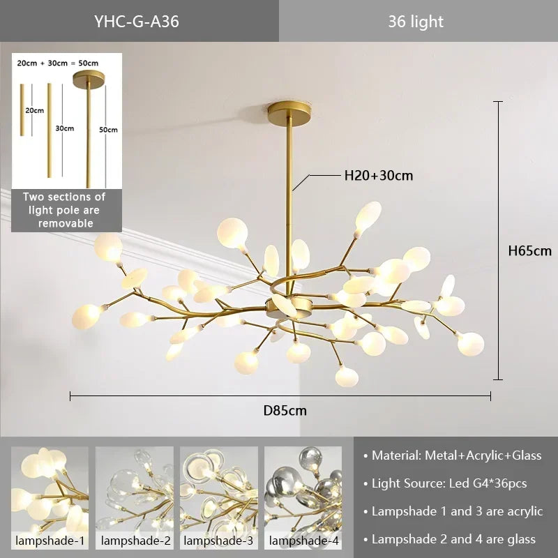 Lustre Ramifié LED