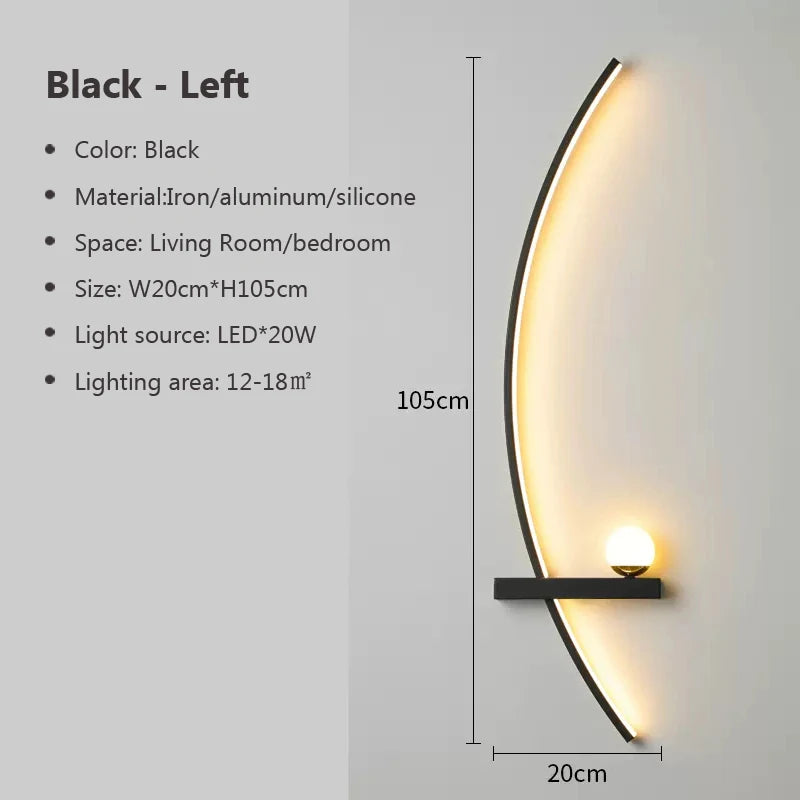 Applique Murale LED Arc Design
