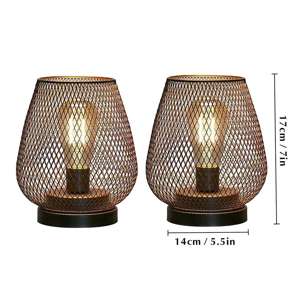 Lanternes Métal Grillage LED