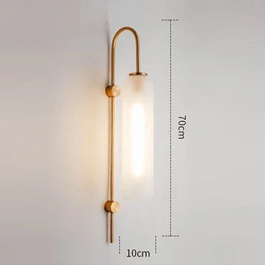 Applique Murale Verre Tube Nordic Design