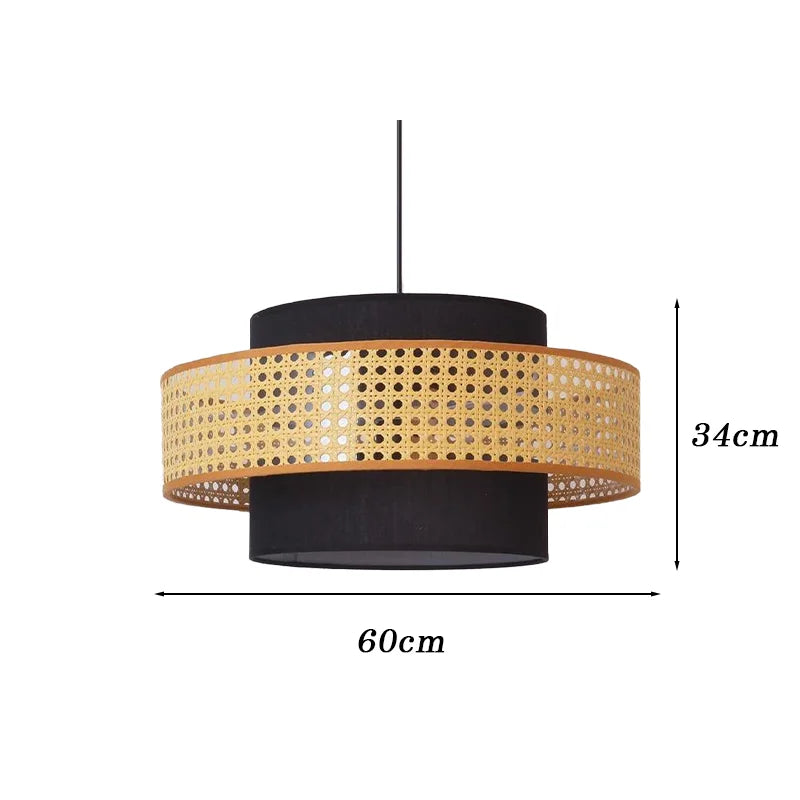 Suspension en Rotin