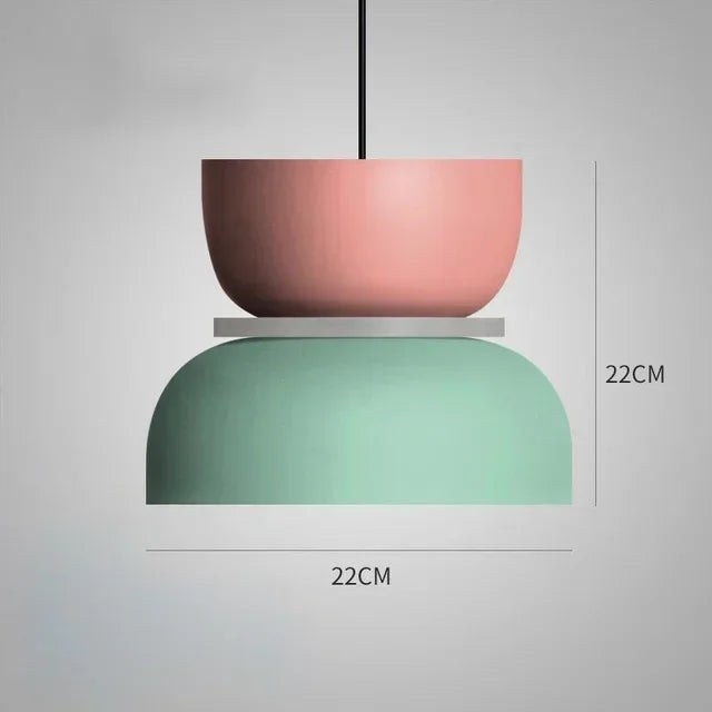 Suspension Macaron Bicolore