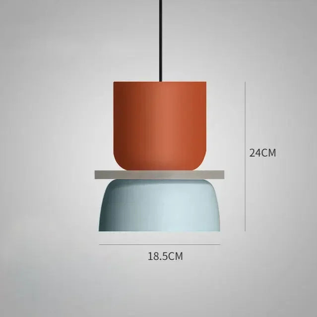 Suspension Macaron Bicolore
