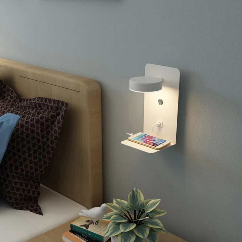Applique Murale LED USB Chargeur