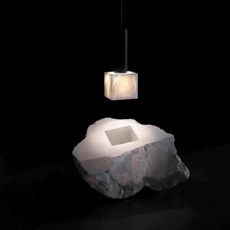 Suspension Disque Marbre Design