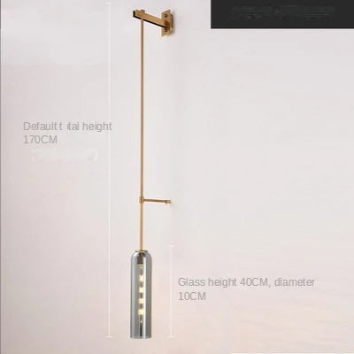 Applique Murale Verre Tube Nordic Design