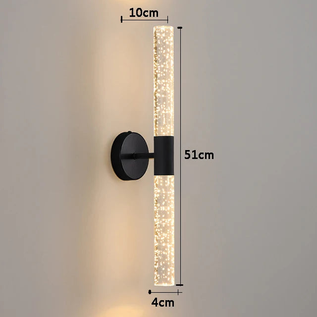Applique Murale Cristal LED Nordique