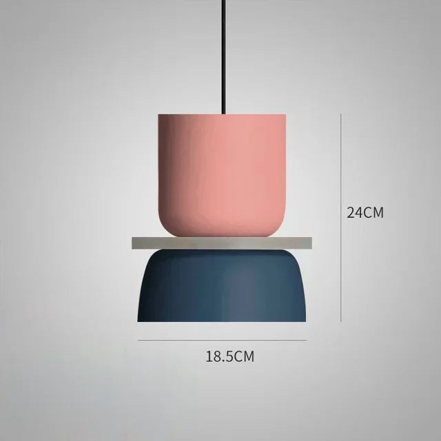 Suspension Macaron Bicolore