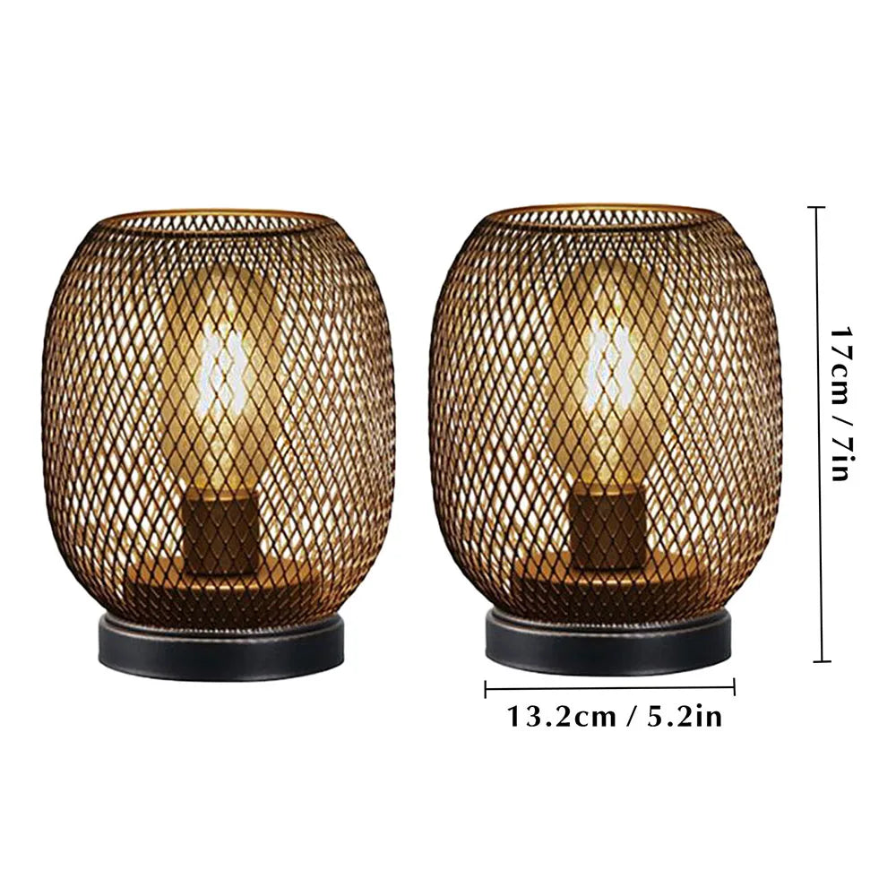 Lanternes Métal Grillage LED
