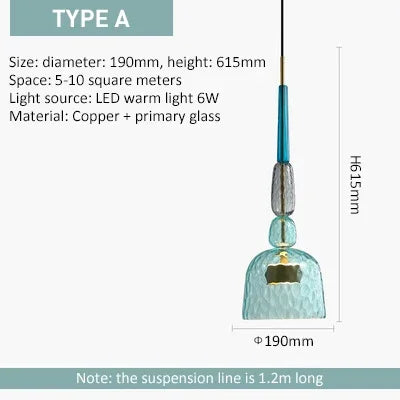 Suspension Verre Candy