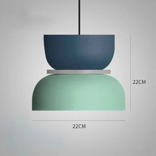 Suspension Macaron Bicolore