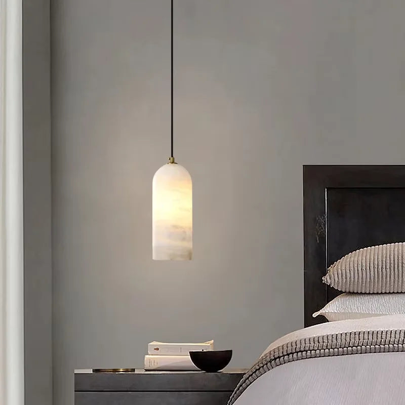 Suspension Marbre LED Style Nordique