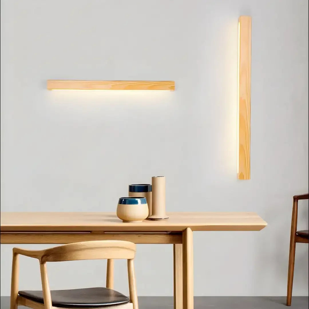 Applique Barre Bois LED Tricolore