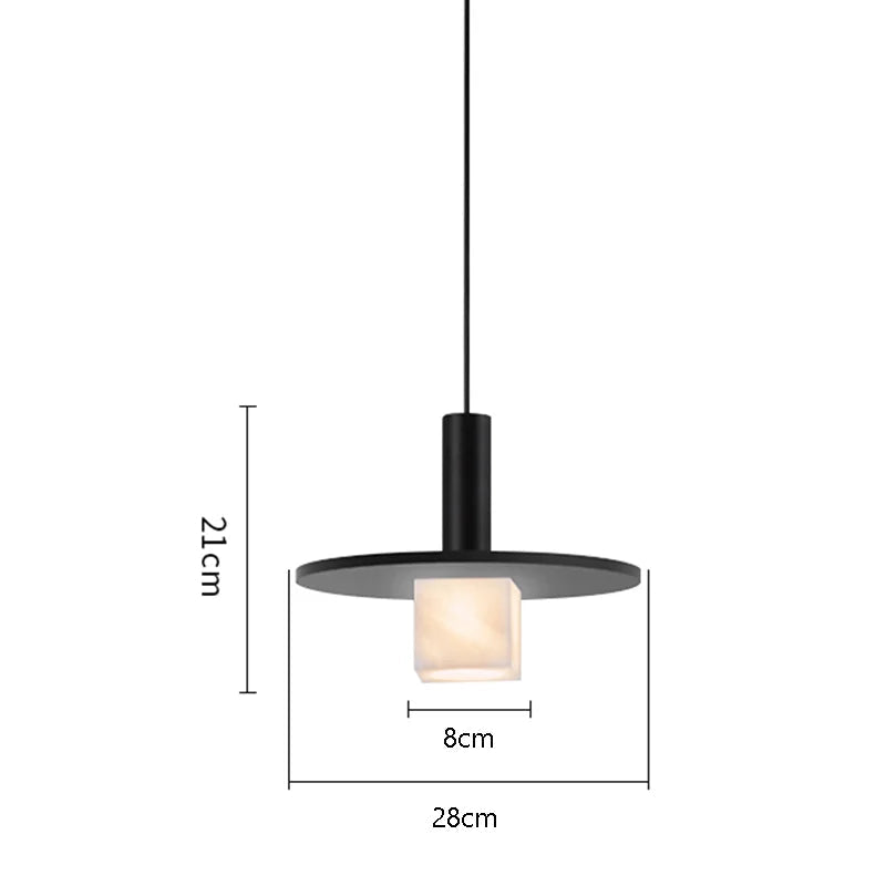 Suspension Disque Marbre Design