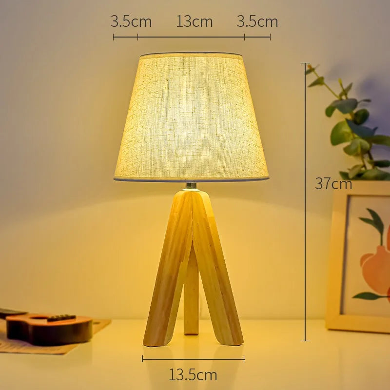 Lampe de Chevet USB Bambou