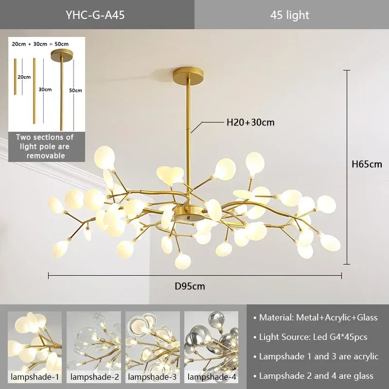 Lustre Ramifié LED