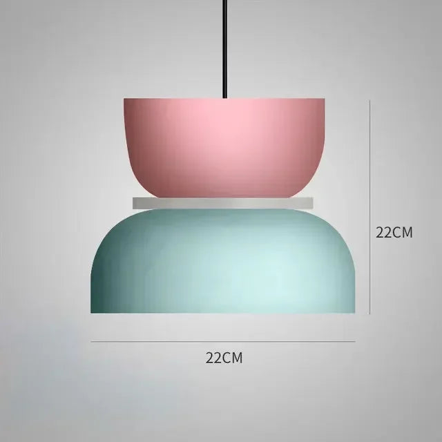 Suspension Macaron Bicolore