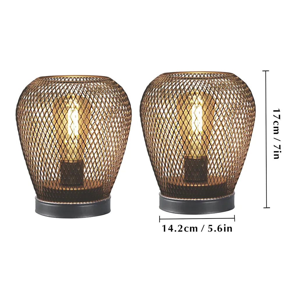 Lanternes Métal Grillage LED