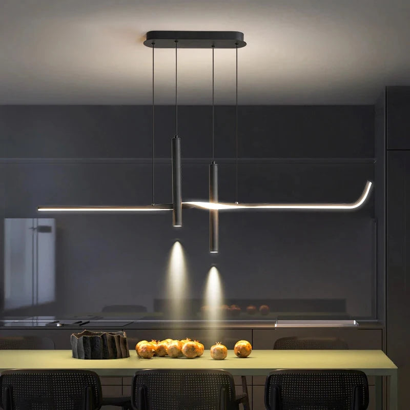 Suspension Linéaire LED 3 Spots