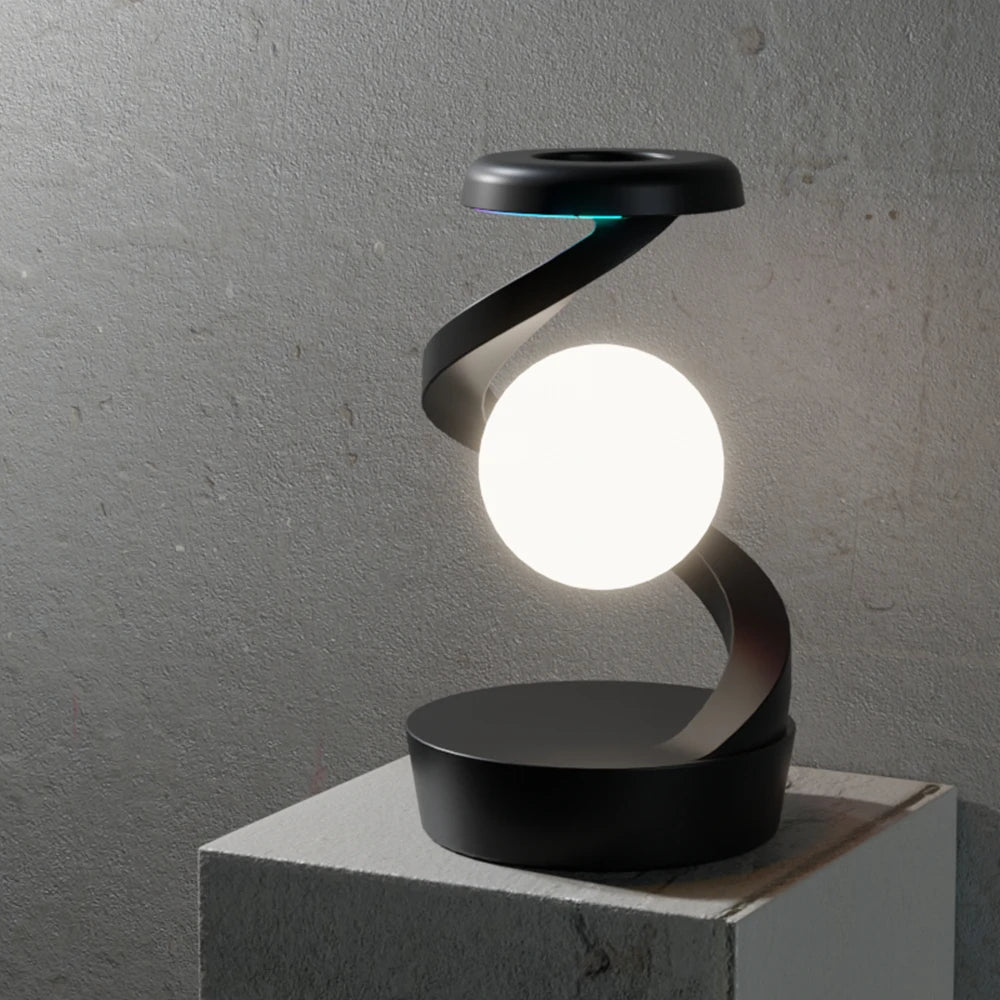 Lampe Rotative RGB Chargeur Sans Fil 15W
