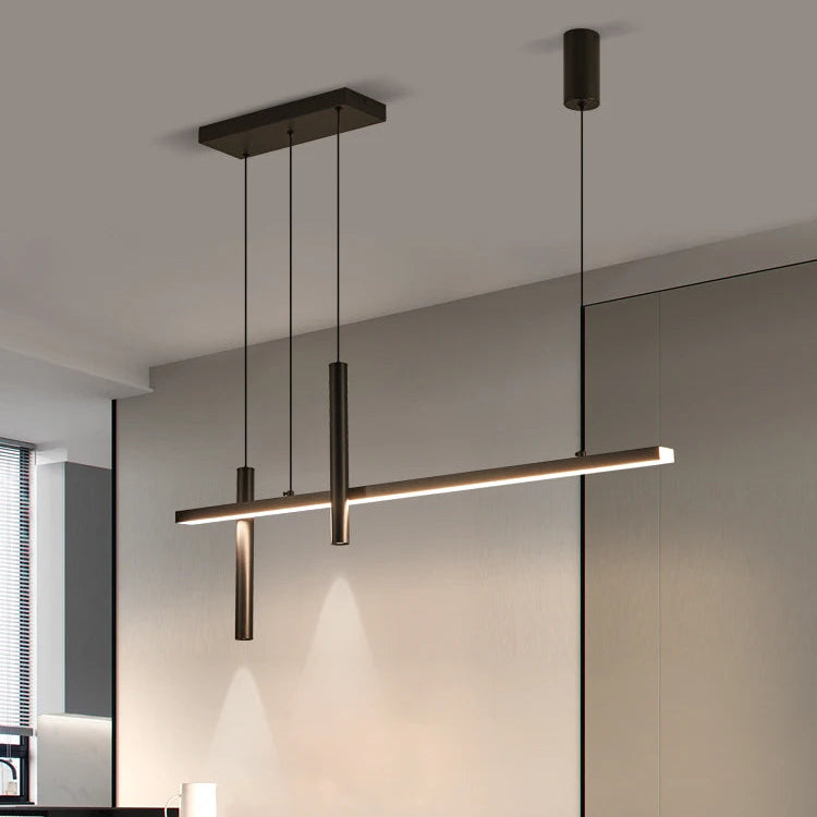 Suspension LED Linéaire Design Nordique