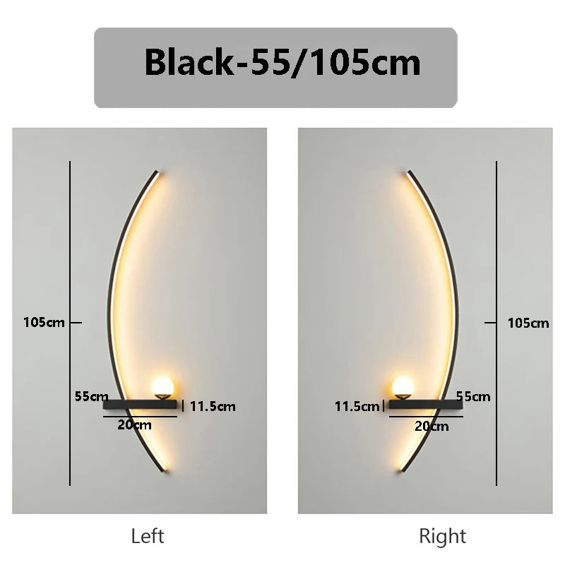 Applique Murale LED Arc Design