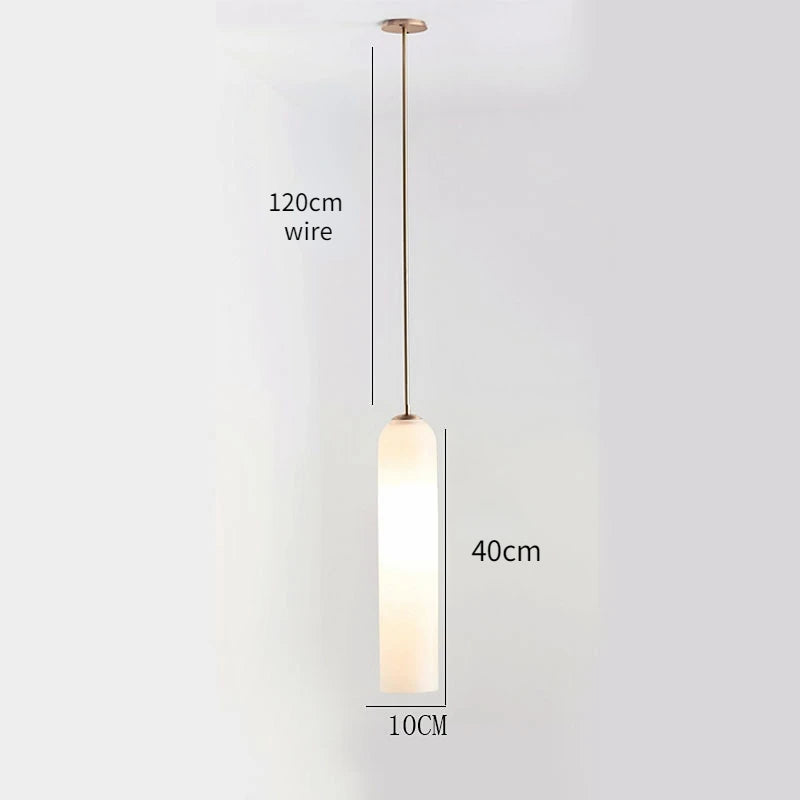 Applique Murale Verre Tube Nordic Design