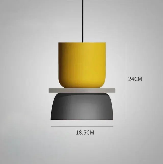 Suspension Macaron Bicolore