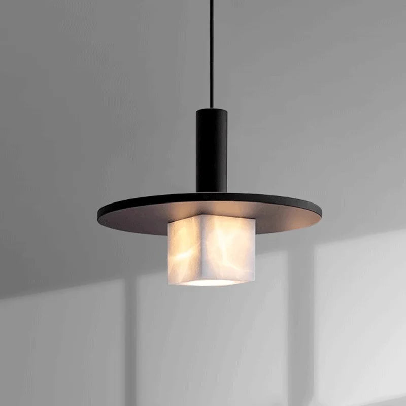 Suspension Disque Marbre Design