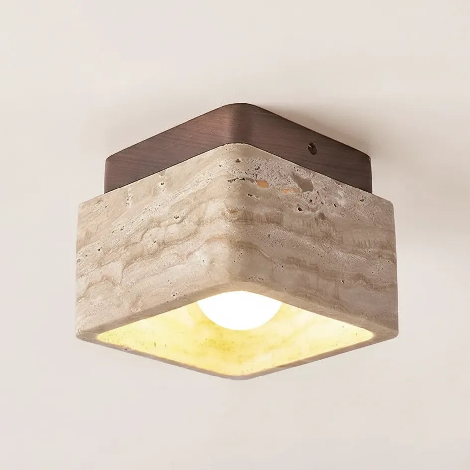 Spot Travertin Bois Foncé