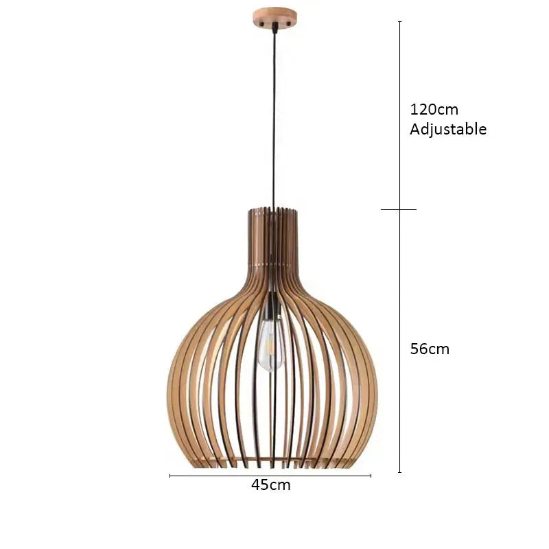 Suspension Bois Scandinave 