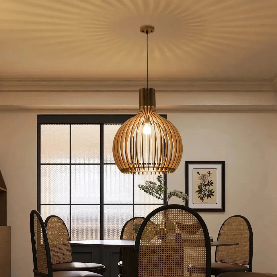 Suspension Bois Scandinave 