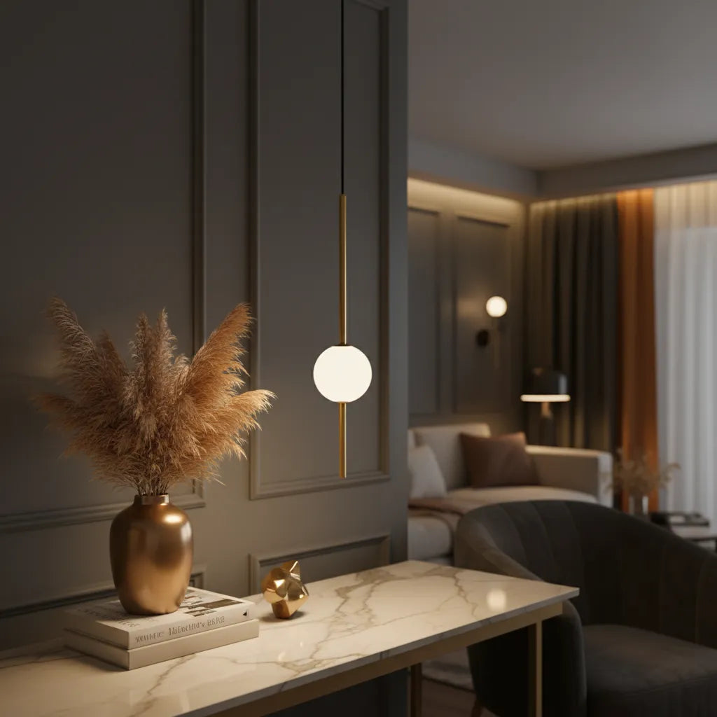 Suspension Chambre Parentale Simple - Or / Froide