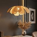 Suspension Fleur Rotin 50cm
