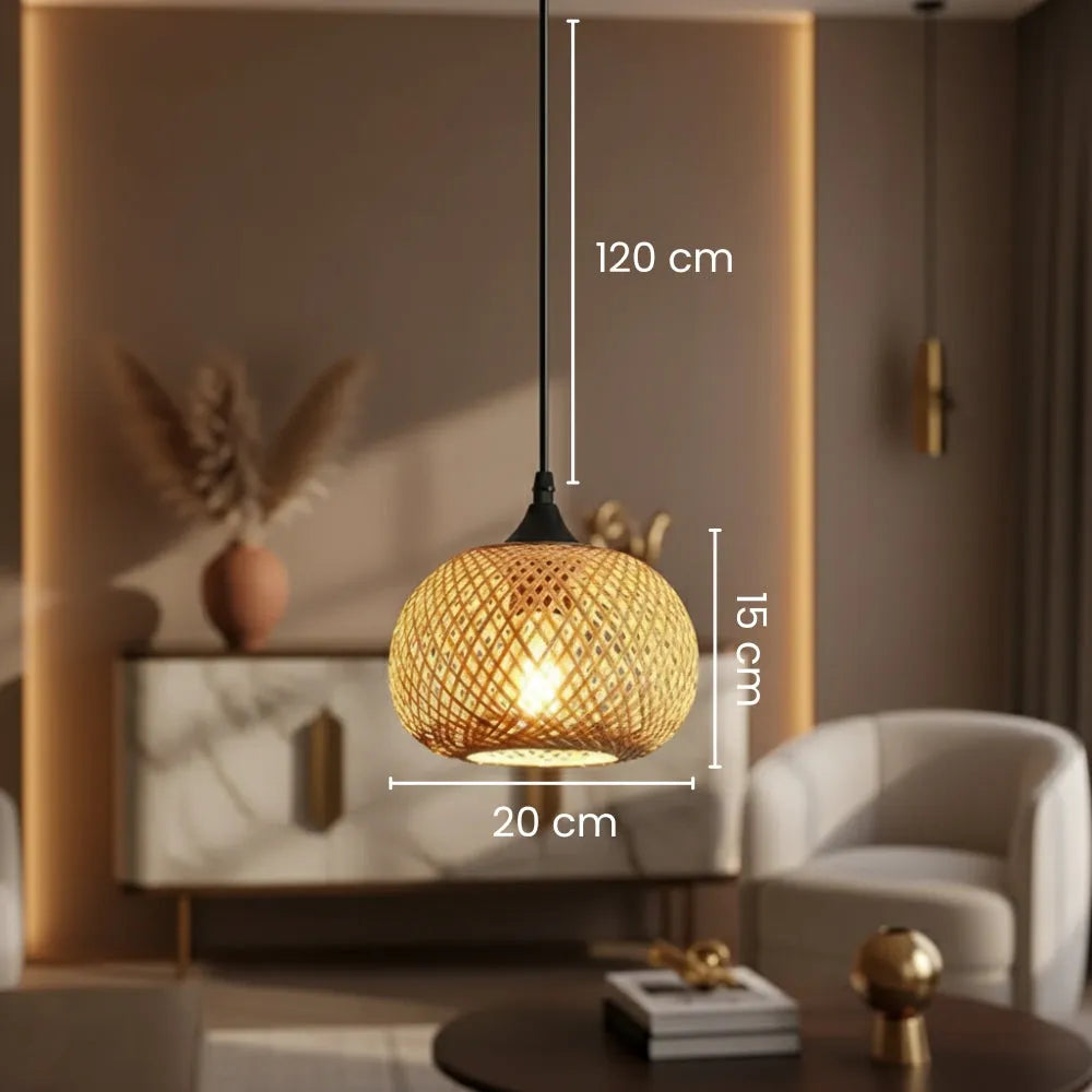 Suspension Luminaire Bambou 