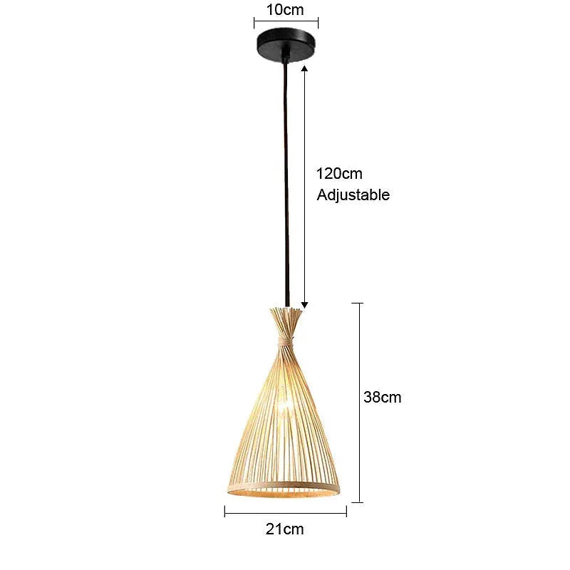Suspension Luminaire en Bambou 