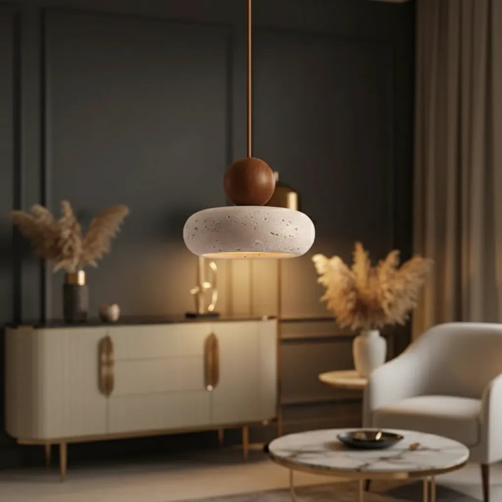 Suspension Moderne Chambre Bois Foncé