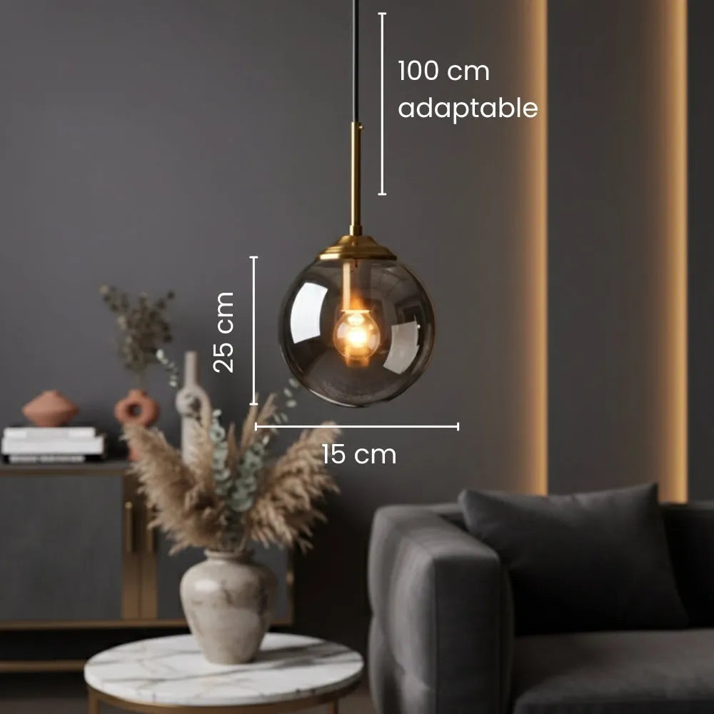 Suspension Verre Fumé 