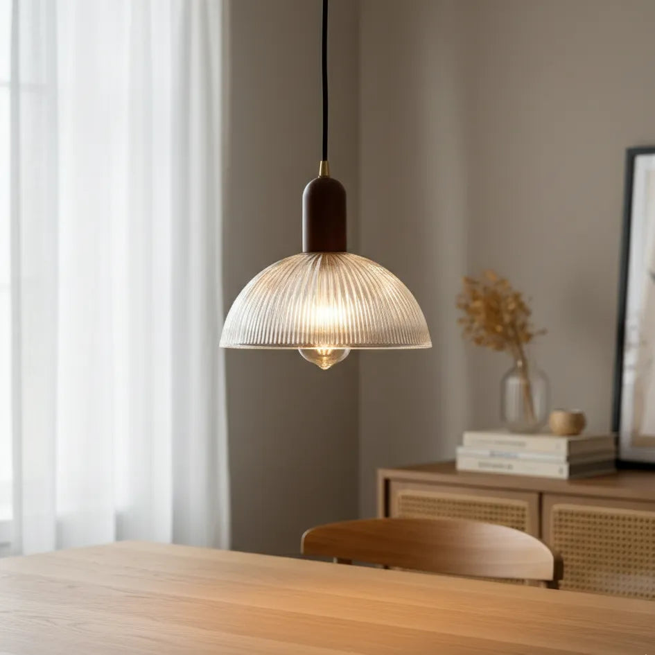 Suspension Vintage Verre 