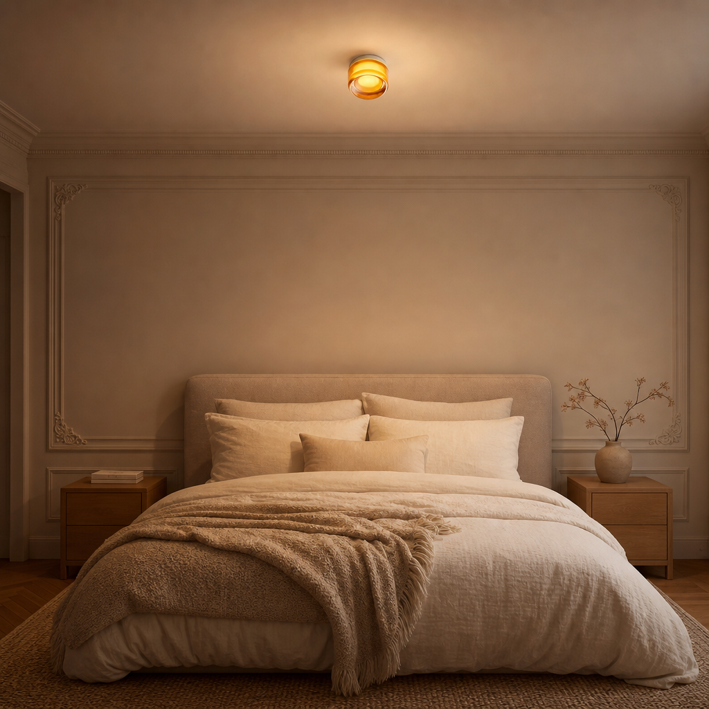 Applique Chambre Orange — mise en situation chambre
