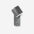 Applique LED Rotative Dimmable Design Gris — photo produit fond gris