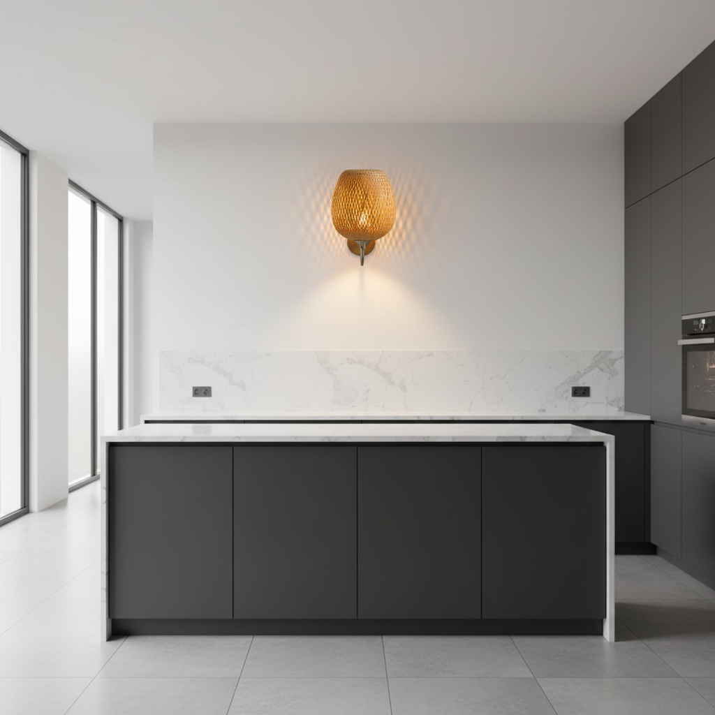 Applique Murale Bambou — mise en situation cuisine